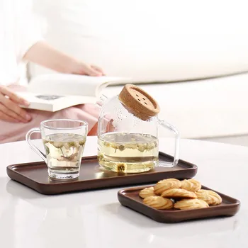 

Black Walnut Whole Wood Arc Long Plate With Feet Long Plate Arc Disc Medium Size Large Tea Tray Set Bandeja Tableware