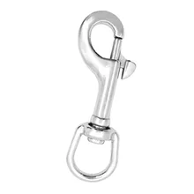 83 мм/3,27 дюйма сверхмощный из нержавеющей стали поворотный карабин Pet Поводок Пряжка брелок