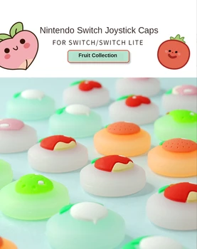 

For Nintend Switch/Lite Fruit Animal Crossing Hot Anime Gaming Theme Joystick Grips Cap Joycon Key Caps NS Protection Caps