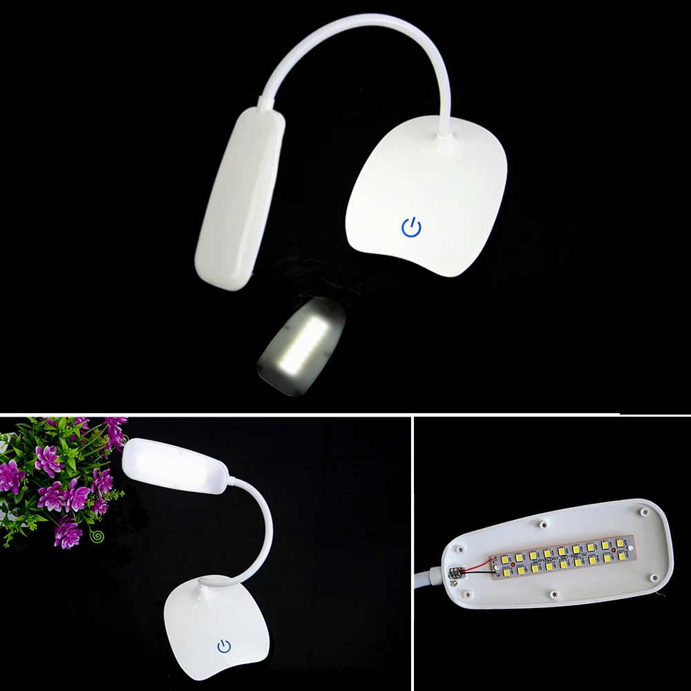 Junejour USB Перезаряжаемый 3 режима сенсорный экран кнопка складной настольный
