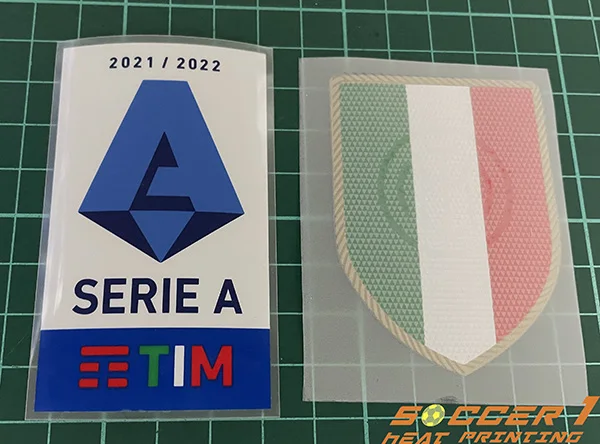 2021-22 Internation home patch set 21-22 Serie A + Scudetto + sponsor patch Player Issue Size soccer patch set 