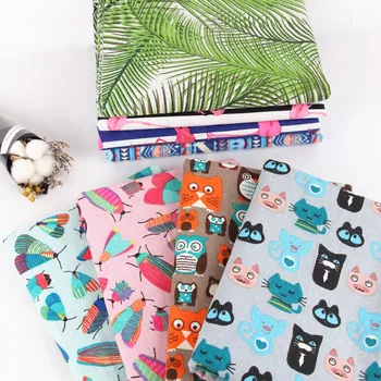 

Colorful Sofa Cotton and Linen Fabrics printing cotton and linen fabric Wallpapers Nordic Coffee Table Mat Material