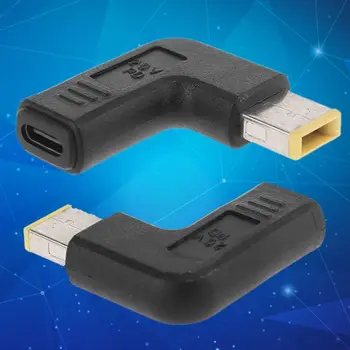 

Type-C Female to Square DC Male PD Power Charger Connector Cable Adapter Converter for Lenovo Thinkpad Notebooks