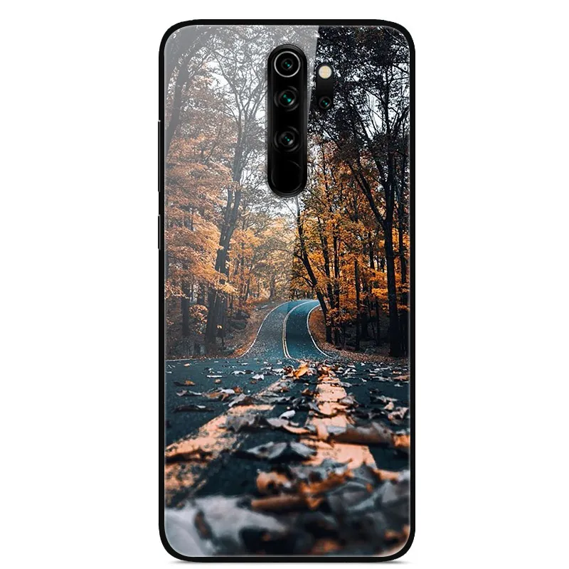 Для Xiaomi Redmi Note 8 Pro Чехол из закаленного стекла жесткий чехол для телефона для Xiaomi Redmi Note 8Pro задняя крышка Redmi Note8 Pro Fundas