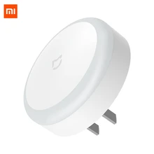 2020 Original Xiaomi Mijia Led Induction Night Light Plug Version Lamp Automatic Lighting Touch Switch Low Energy Consumption