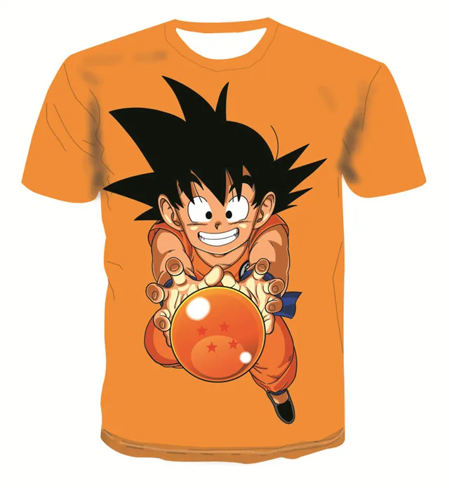 Новинка, футболки Dragon Ball Z, мужские летние футболки с 3D принтом, Супер Саян Гоку, черные Zamasu, Вегета, драконий жемчуг, Повседневная футболка, топы, футболки - Цвет: 25