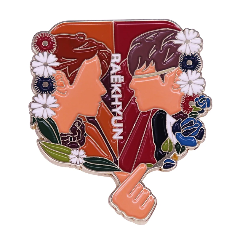 Exo Baekhyun Blooming Days Pin Kpop Merch Fans Flair Addition.JPG