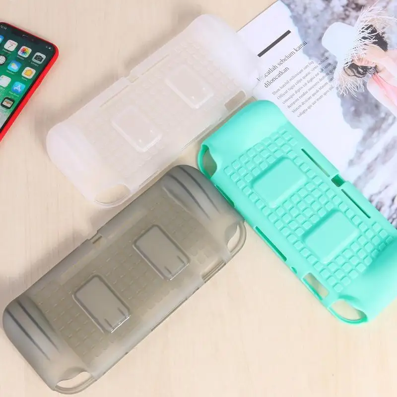 ТПУ чехол для nintendo Switch Lite силиконовый чехол против царапин с держатель игровой карты для n-переключателя Mini Cover