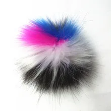 Алиэкспресс Лидер продаж 10 см красные и синие цветные смеси длинные помпоны красновато-черные голубовато-белые длинные бархатные туфли аксессуары