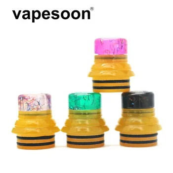 

2pcs 810 Resin Wire Bore Drip Tip Drip Nozzle Mouthpiece for TFV12 Prince Atomizer Vape Tank Elronic Cigarette etc.