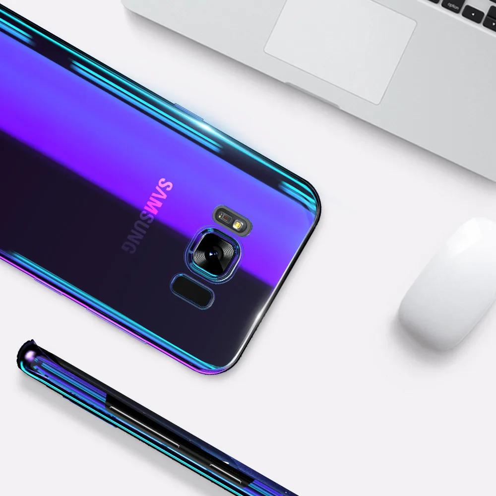 FLOVEME Blue Ray чехол для телефона Samsung S8 S9 Plus Жесткий Чехол Note 9 Galaxy S6 S7 Edge Обложка