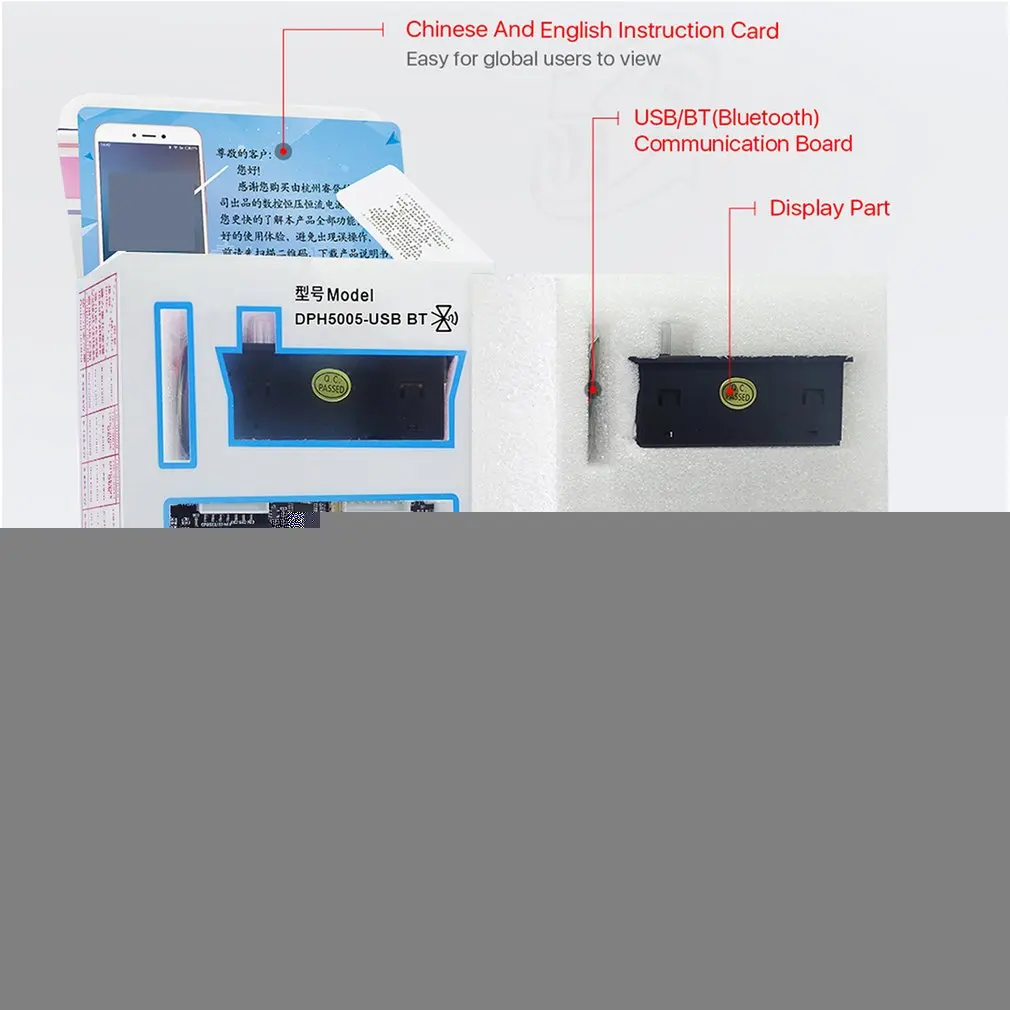 DPH5005-USB-BT понижающий преобразователь постоянного напряжения тока программируемый цифровой контроль источник питания цветной ЖК-вольтметр