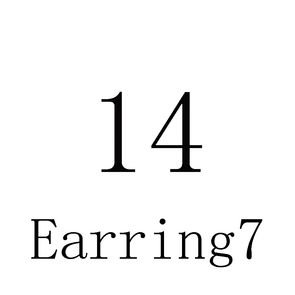 Earring7 14 925 пробы серебряные серьги в виде медведя модные серьги-гвоздики для пирсинга ювелирные изделия от производителя - Окраска металла: Earring7 14