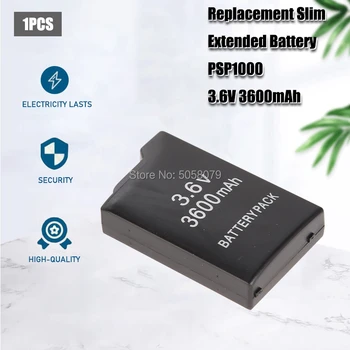 

1PC 3.6V 3600mAh Battery Pack for Sony PSP1000 for PlayStation Portable Li-Ion Rechargeable Batteries Replacement