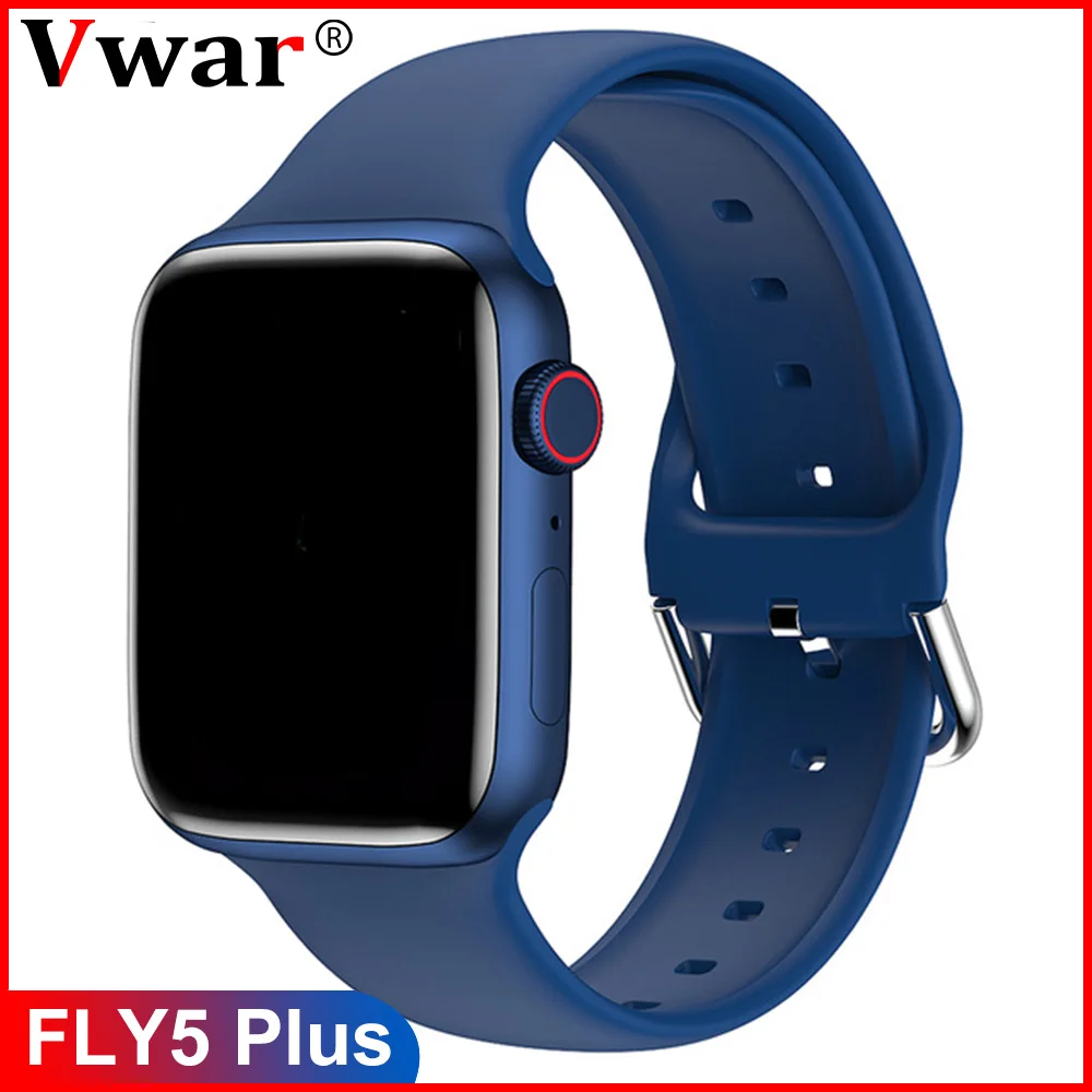 Vwar FLY5 Plus reloj inteligente de serie 6 1,75 Pantalla Completa 44mm SIRI Bluetooth llamada Smartwatch de oxígeno en la sangre para Apple teléfono Xiaomi