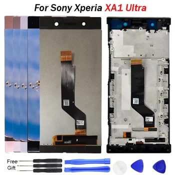 

For SONY Xperia XA1 Ultra LCD Screen 6.0 inch Display Digitizer Assembly Touch screen Frame with Free Tools For Sony C7 LCD