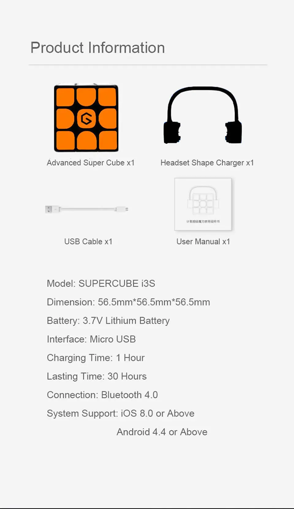 Giiker i3s обновленная версия супер умный Магнитный 3x3x3 волшебный куб 3x3 AI Bluetooth приложение Интеллектуальный скоростной куб пазл игрушки