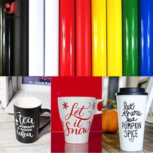 Festival DIY Geschenk Klebe Craft Glänzend schriftzug film Permanent Vinyl Rolle Design Tasse Handgemachte Glas Auto Aufkleber 30*25cm/100cm