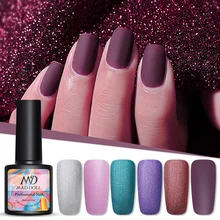1 бутылка MAD DOLL матовый Блестящий УФ Гель-лак впитывающий жидкий скраб пыль мерцающий Тусклый Матовый УФ-гель дизайн ногтей