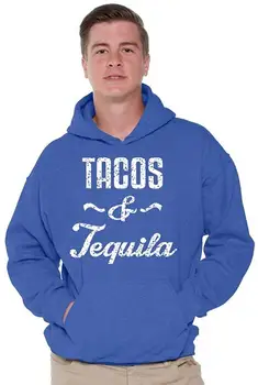 

Awkwardstyles Tacos & Tequila Hoodie White Mexican Hooded Sweatshirt + Bookmark