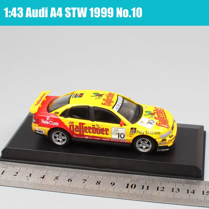 1/43 весы высокоскоростные маленькие Audi A4 STW ADAC No#45 Biela No#10 touring Diecasts& Toy Vehicles гоночный автомобиль игрушки модель акриловая коробка