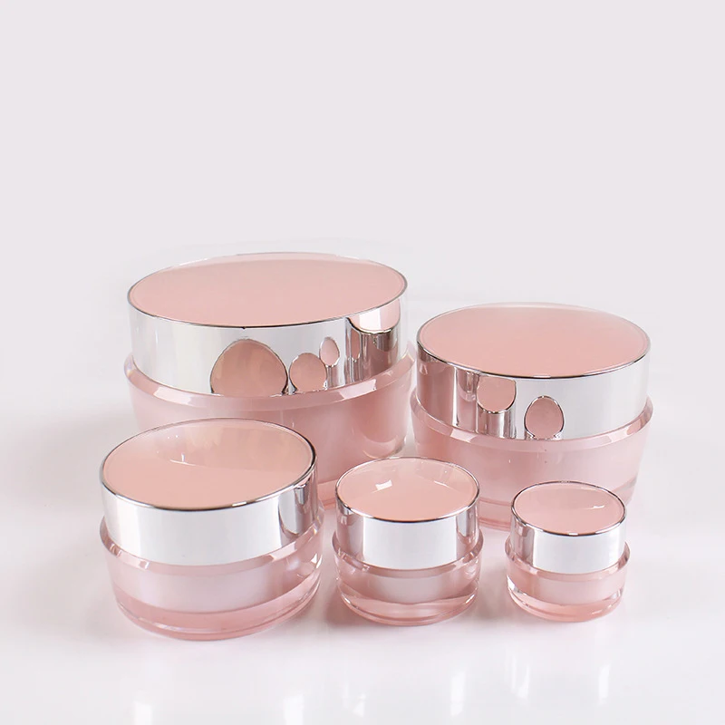 2g-100g vasetto di crema per il viso vuoto per gli occhi bottiglia di  imballaggio per lozione per il corpo contenitore rosa acrilico da viaggio  emulsione cosmetica per il trucco Sub-bottiglia - AliExpress