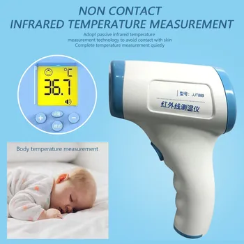 

Digital Forehead Thermometer Gun Temperature Sensor Non-contact Infrared Thermometer Laser Gun Fever Temperature Measure Tools