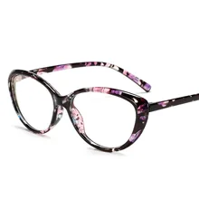 Новые модные очки кошачий глаз тренд простое, маленькое, новое плоское зеркало без градуса очки для чтения художественные очки для чтения, в стиле ретро