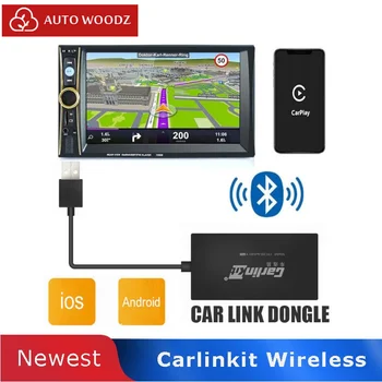 

Carplay Wireless Car MINI USB Bluetooth for Android Dongle Apple IOS Carlinkit Stick Car Link Navigation Player Mini with Auto