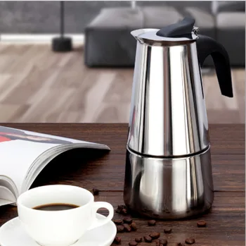 

Stainless steel moka coffee pot european-style coffee cup espresso pot cafetera milk pitcher tea maker