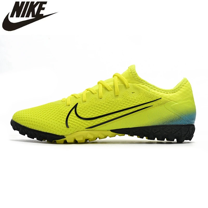 Nike Mercurial Vapor 13 Pro TF Football Boots Sneakers Men Turf Shoes Nike Mercurial Superfly Soccer Cleats Tacos De Futbol
