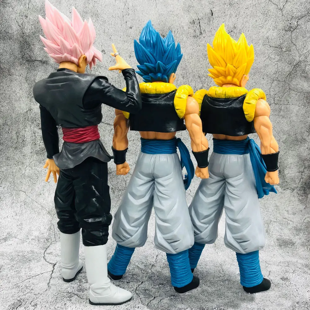 Boneco Dragon Ball Z - Goku Black Grande Cabelo Rosa - Super Size