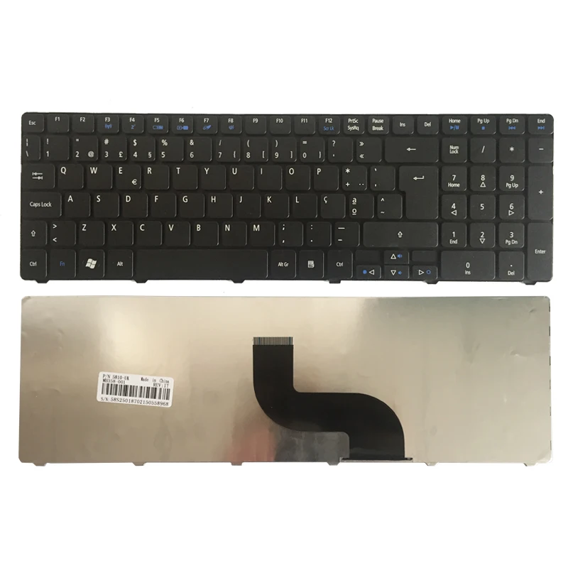 Португальская Клавиатура для ноутбука Acer Aspire 5750 5750G 5750Z 5750ZG 5740G 5740Z 5741 5741G 5745G 5745 5745P