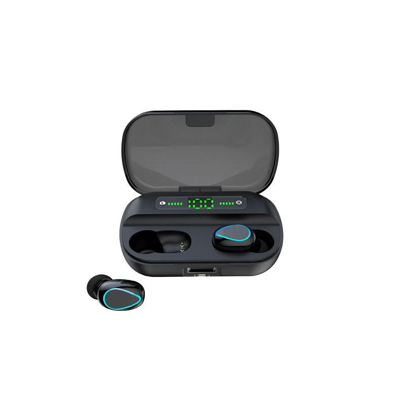 Classic MiniTWS Q82 Wireless 8D surround stereo Earphones Bluetooths 5 0 In Ear Sport Earphone with 2000mah power bank headset
