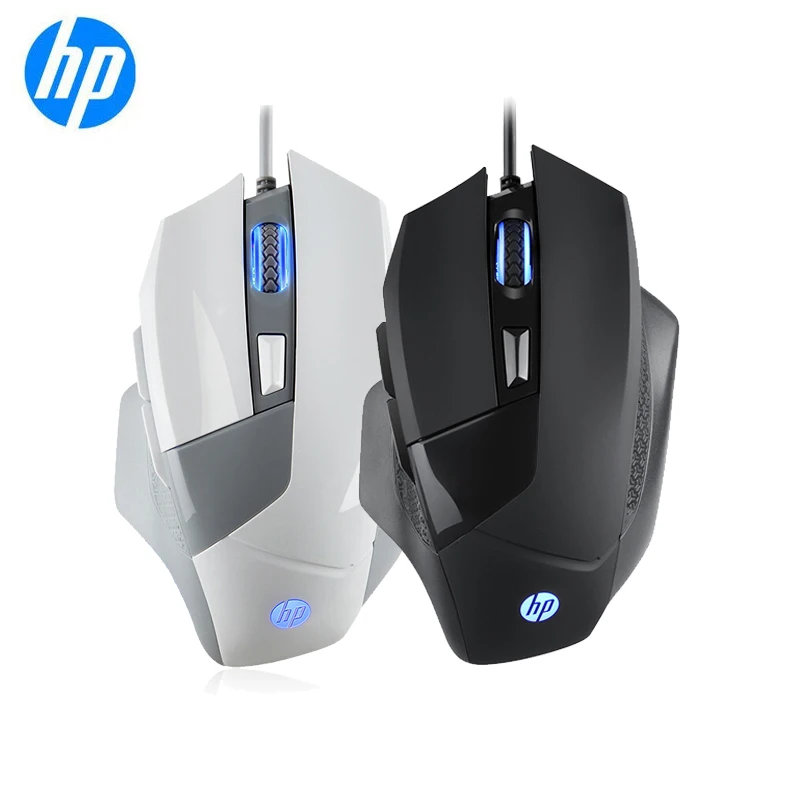 Оригинальная игровая мышь HP G200 белая/черная Проводная Оптическая USB 500 4000 DPI 6