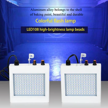 

Super-Bright Strobe Light 40W 108 LED Stage Effect Light Auto Sound Activated Party DJ Disco Party KTV Stage Lights