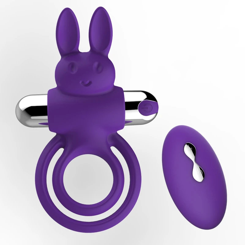 Силиконовое двойное вибрирующее кольцо на пенис член Кольца для пениса