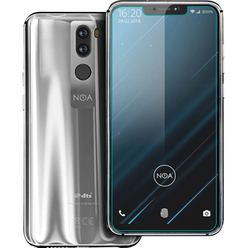 Закаленное стекло для NOA N10 6,1" 9 H 2.5D защитная пленка Взрывобезопасное прозрачное защитное покрытие ЖК-экрана