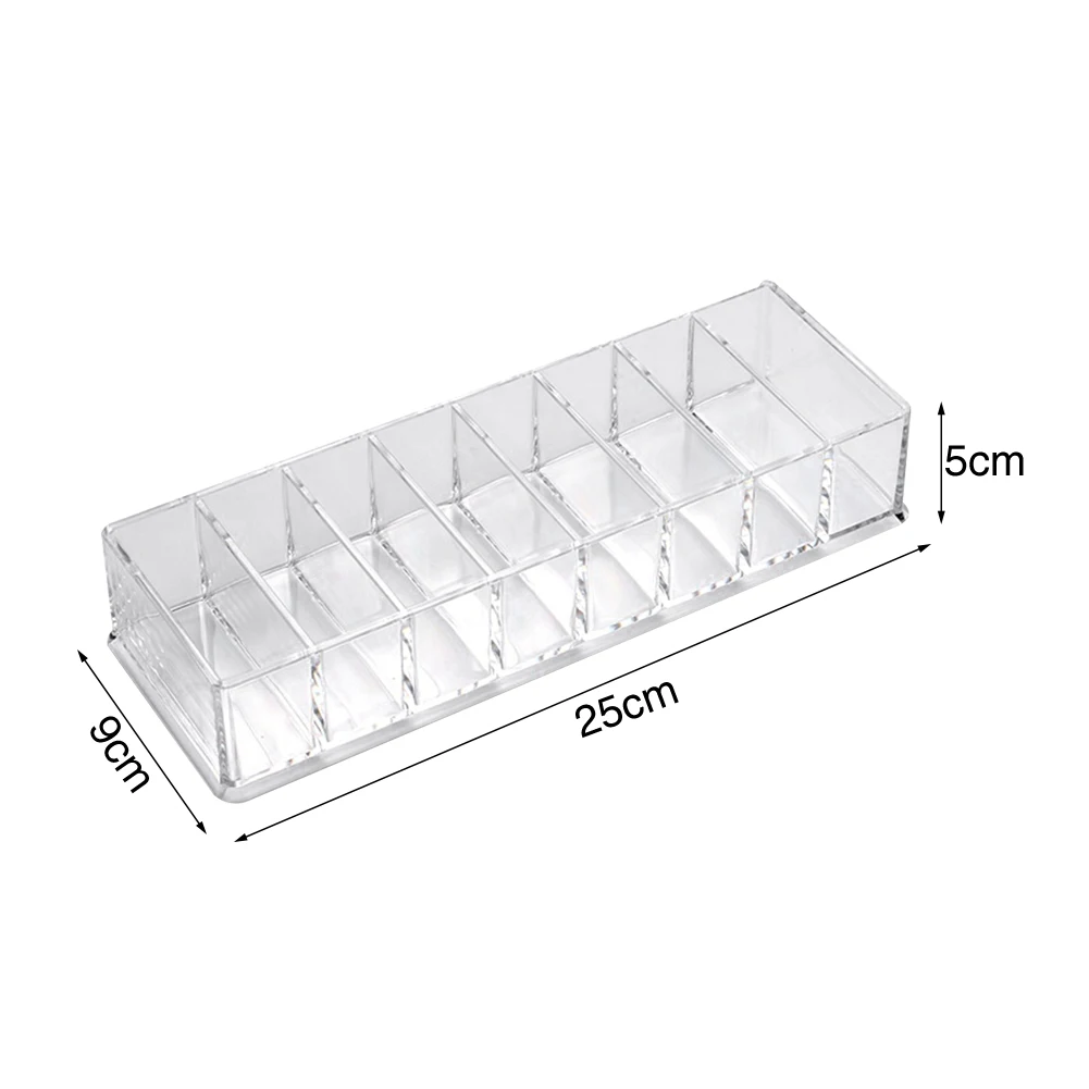 8 Отсек маленький предмет палитра теней для век прессованный держатель для пудры салон коробка для хранения макияж студия домашний акриловый компактный органайзер