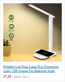 DIDIHOU LED Desk Lamp Foldable Dimmable Touch Table Lamp with Calendar Temperature Alarm Clock table Light night lights