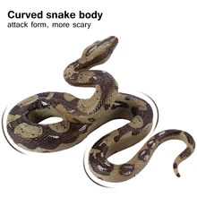 PVC yılan oyuncak yüksek simülasyon Python Model oyuncak büyük gerçekçi yılan cadılar bayramı Tricky ürpertici Prank korkunç yılan oyuncak parti malzemeleri