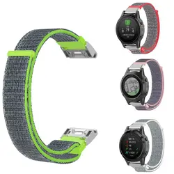 Нейлоновый спортивный ремешок для наручных часов Garmin Fenix 5/5 Plus/Instinct/Forerunner 935 сменный нейлоновый ремешок