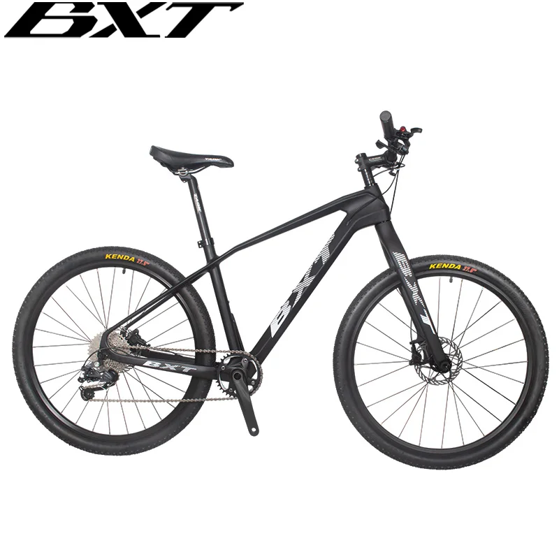 BXT 27.5 pollici Mountain bike in fibra di carbonio 1*11 velocità doppio  freno a disco 27.5 MTB uomo bicicletta 27.5er ruota S/M/L telaio bici  completa|Bicycle| - AliExpress