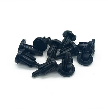 

10mm 50pcs Car Fender Rivet Fastener Clips Plastic Hole Car Bumper Retainer Rivet Clip Universal Styling for Honda