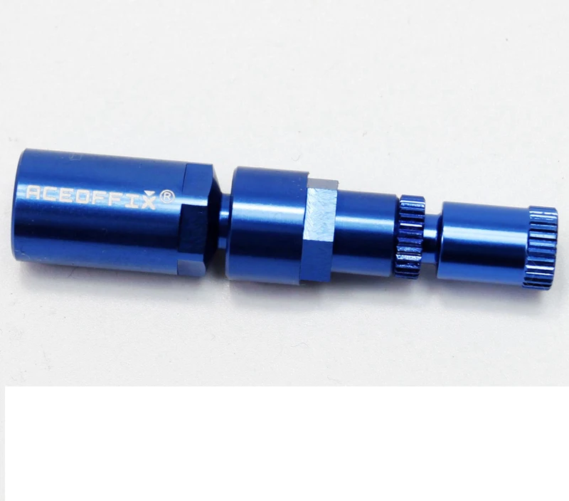 Aceoffix for brompton folding bike cable regulator 6colors seat line-passer speed changer line tube fine-tuning screw - Цвет: blue