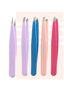 

1pcs Eyebrow Tweezers Stainless Steel Face Hair Removal Eye Brow Trimmer Eyelash Clip Cosmetic Beauty Makeup Tool