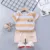 2шт Baby Boys Girls Summer Clothing Set Детская Одежда Костюм Детский С Коротким Рукавом + Шорты Малыш Домашняя Одежда Костюм Детские Наряды