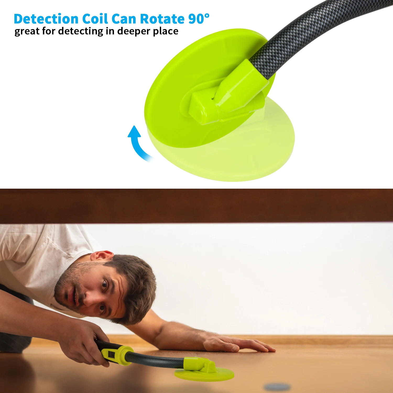 Metal Detector Pinpointer IP68 Fully Waterproof Underwater Metal Locator 360 Degree Handheld  Search Pin Pointer Vibration Bar 6