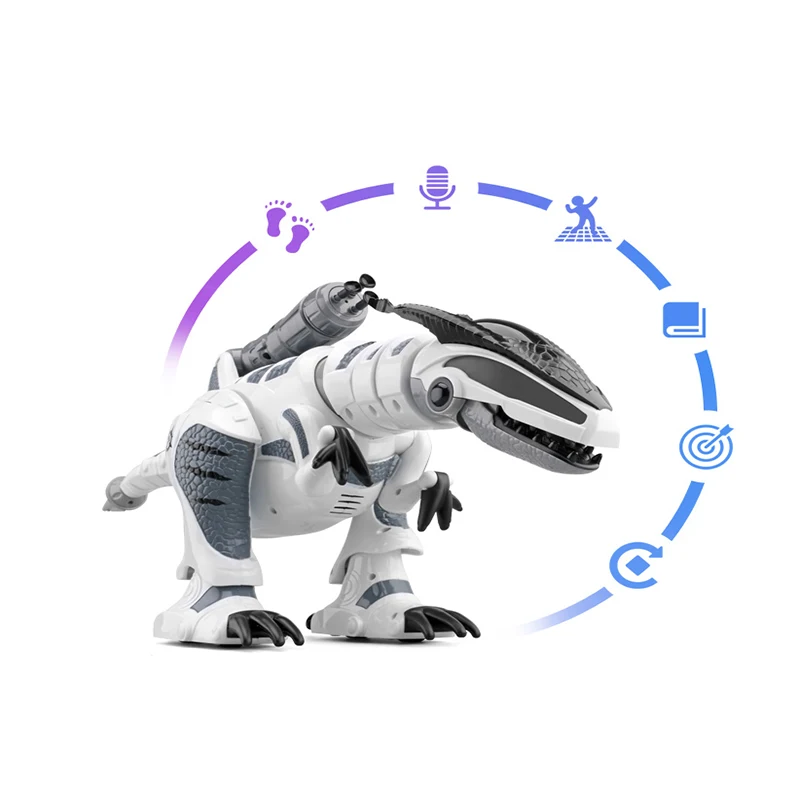 Радиоуправляемый робот K9 Интеллектуальный динозавр Электрический Dinobot дистанционное управление дракон музыкальный светильник с механической войной детские игрушки для хобби