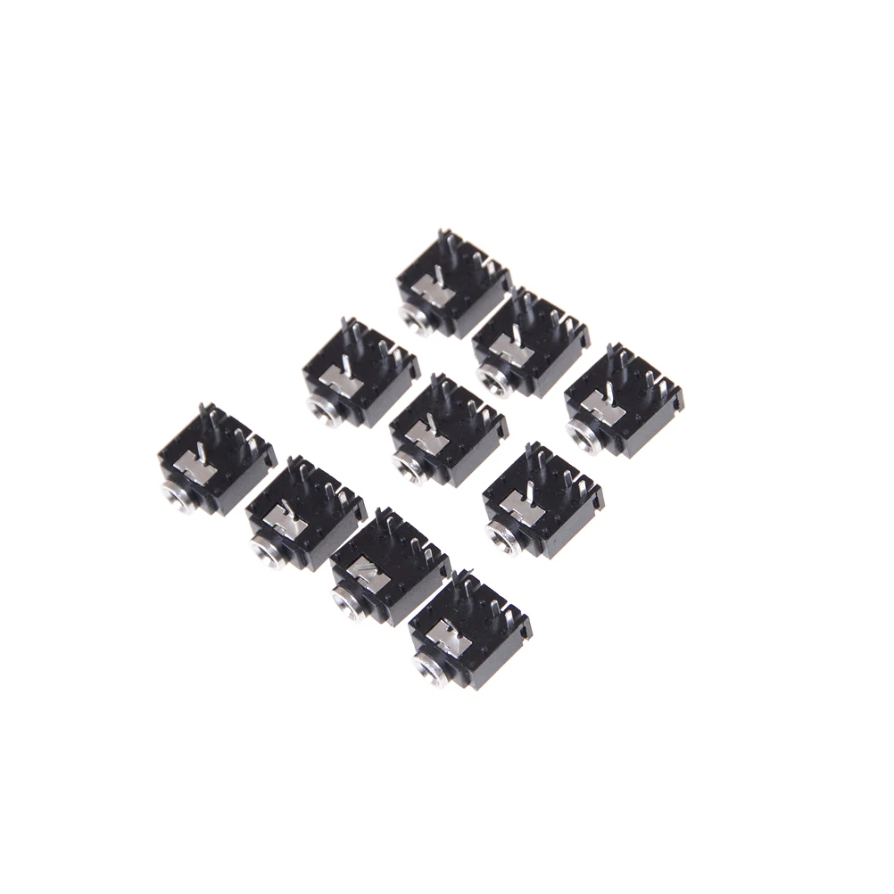 

20pcs/lot 5 Pin 3.5mm Audio Jack Socket PCB Panel Mount for Headphone PCB Mount Stereo Jack